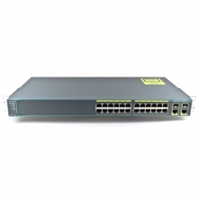 Cisco思科 WS-C2960+24PC-L 24口百兆光...