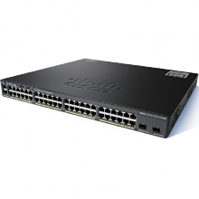 Cisco思科WS-C2960X-48TD-L 48口千兆交换机全新包装 万兆上联