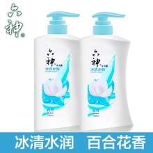 六神沐浴露冰清水润沐浴露750ml*2保湿不干燥