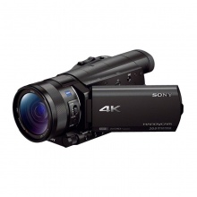 索尼（SONY）FDR-AX100E 4K高清数码摄像机 128G94卡+U21包+加厚原电+原装遥控脚架