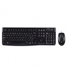 Logitech/罗技MK120 USB有线鼠标键盘套装 电...
