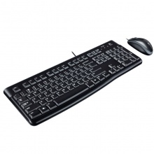 Logitech/罗技MK120 USB有线鼠标键盘套装 电脑台式机键鼠套装