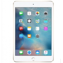 Apple iPad mini 4 平板电脑 7.9英寸（128G WLAN版/A8芯片/Retina显示屏/Touch ID技术 MK9Q2CH）金色