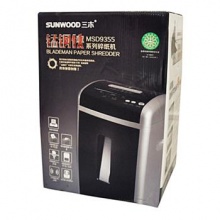 三木 SUNWOOD 锰钢侠碎纸机 MSD9355 过热断电保护