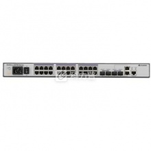 华为 HUAWEI 三层交换机 S3700-28TP-SI-AC(24个10/100Base-TX以太网端口,4个千兆SFP,2个复用的10/100/1000Base-T以太网端口Combo,交流供电)
