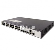华为 HUAWEI 三层交换机 S3700-28TP-SI-AC(24个10/100Base-TX以太网端口,4个千兆SFP,2个复用的10/100/1000Base-T以太网端口Combo,交流供电)