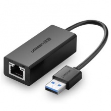 绿联 UGREEN 有线千兆网卡 20256 USB3.0 (黑色)