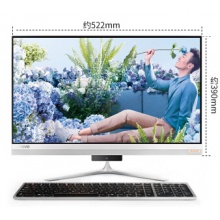 联想（Lenovo） 致美一体机AIO 510S/520S 23英寸游戏办公轻薄一体机电脑 银色i5-7200U 4G 500G 标配 GT930A 2G独显