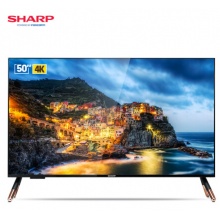 夏普 (SHARP) LCD-50SU671A 50英寸4K超高清 HDR 人工智能语音 wifi智能网络液晶平板电视