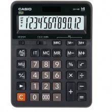 卡西欧（CASIO）GX-14B 商务计算器 超大型机 黑色...