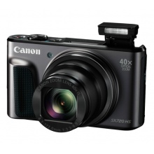 佳能（Canon）PowerShot SX720 HS 数码相机（2030万像素 40倍光变 24mm超广角）黑色