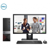 戴尔(DELL)成就3470高性能商用办公台式电脑整机(八代i3-8100 8G 1T 四年上门 有线键鼠 FHD宽屏)21.5英寸