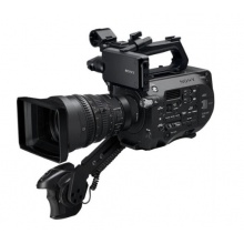 索尼（SONY）专业摄像机PXW-FS7H(含EPZ18-110mm镜头)+专业三脚架云台+索尼摄像机专用XQD卡128G+摄像机专用拉杆箱及配件