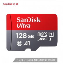 闪迪 TF卡 128G TF（MicroSD）存储卡 U3 ...